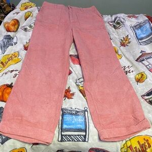 Forever 21 Pink Corduroy Trousers